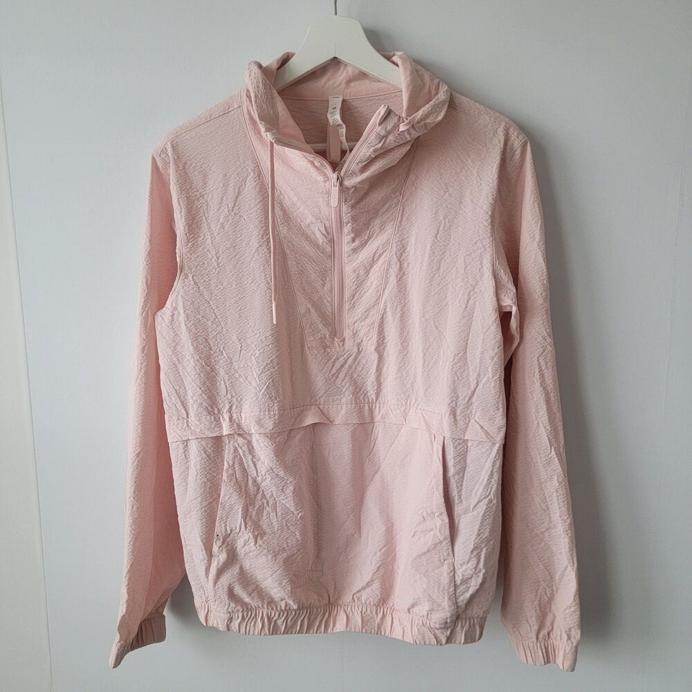 lululemon‎ womens Pack Light Pullover Packable jacket size 4 pockets
